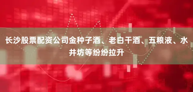 长沙股票配资公司金种子酒、老白干酒、五粮液、水井坊等纷纷拉升